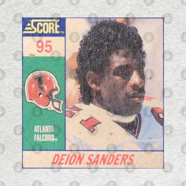 Retro Deion Rookie Card by Marc Graphic